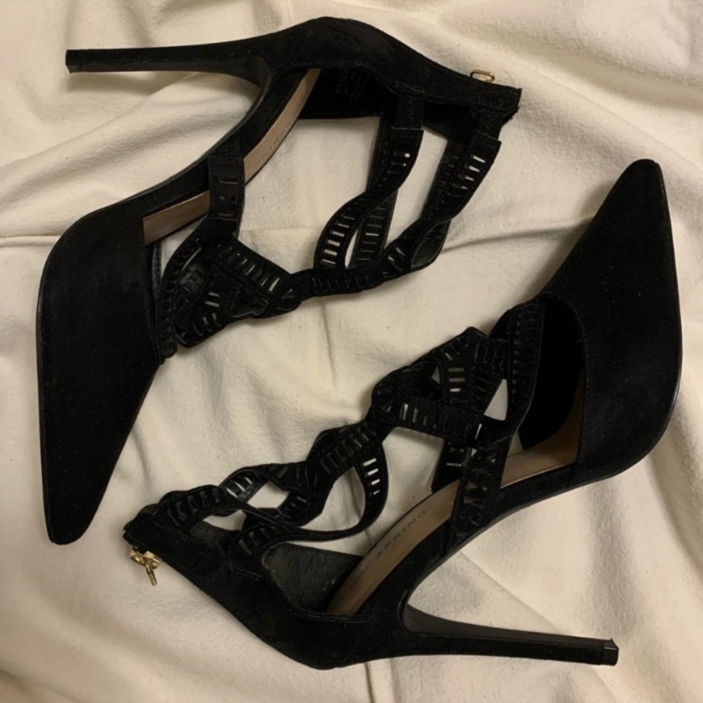 Call It Spring - Heels - Black Suede